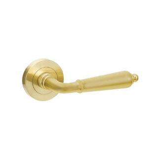 Zanda Oxford Entrance Set 60mm Key/Turn Satin Brass