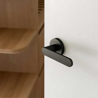 Zanda Duke Entrance Set 70mm Key/Turn Matte Black