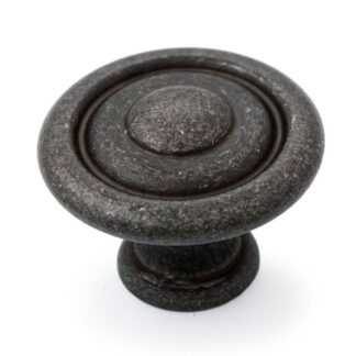 Castella Shaker 35mm Fluted Knob Antique Black