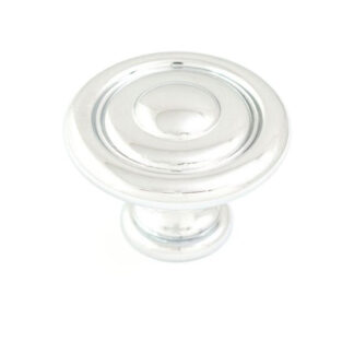 Castella Shaker 35mm Fluted Knob Chrome Plated