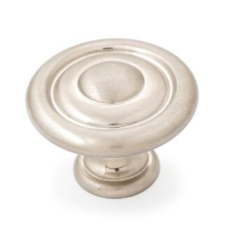 Castella Shaker 35mm Fluted Knob Satin Nickel