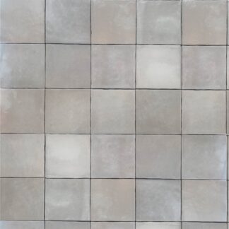 Taupe Ella Zellige Tile 100 x 100 x 10mm Italian Ceramic Sample