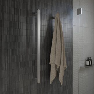 Caroma Urbane II Heated Towel Rail Vertical - Polished Stainless Steel