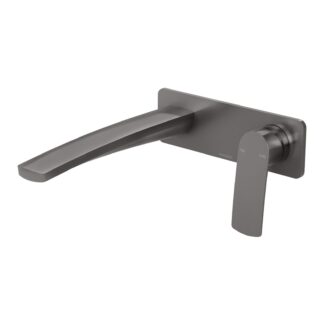 Phoenix Mekko SwitchMix Wall Basin / Bath Mixer Set 200mm (Complete Kit) - brushed carbon (Copy)