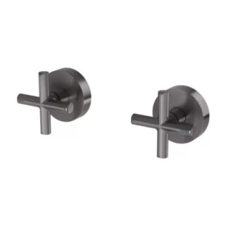 Phoenix Vivid Slimline Plus Wall Top Assemblies Brushed Carbon