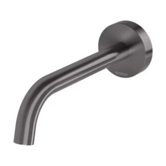Phoenix Vivid Slimline Plus Wall Basin / Bath Outlet 180mm - Brushed Carbon