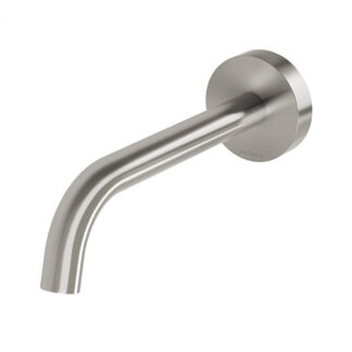 Phoenix Vivid Slimline Plus Wall Basin/Bath Outlet 180mm - Brushed Nickel