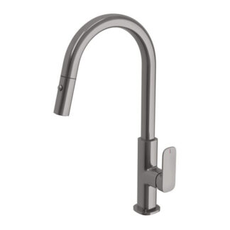 Phoenix Nuage Pull Out Sink Mixer Brushed Carbon