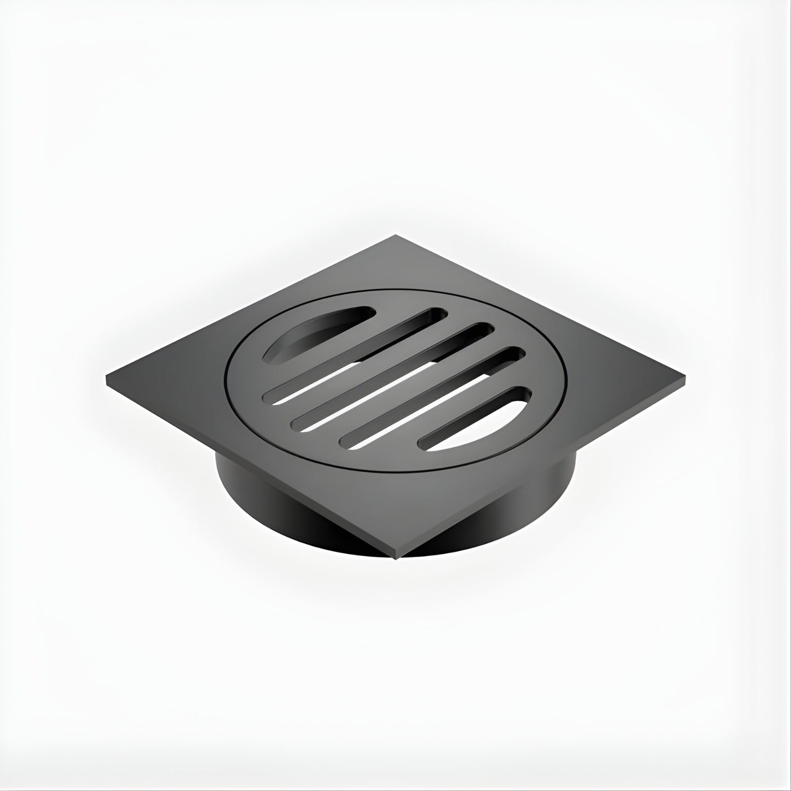 Caroma Square Floor Waste - 80mm Outlet - Gunmetal