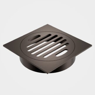 Caroma Square Floor Waste Grate - 100mm Outlet - Brushed Bronze