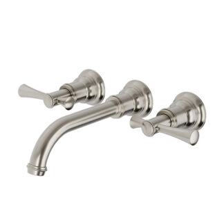 Phoenix Cromford Basin / Bath Wall Set Brushed Nickel