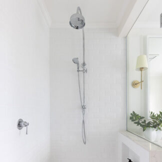 Phoenix Cromford Shower / Wall Mixer Chrome Full Kit