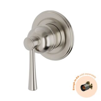 Phoenix Cromford Shower / Wall Mixer Fit Off Kit Brushed Nickel