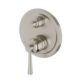 Cromford Shower / Bath Diverter Mixer Trim Kit Only Brushed Nickel