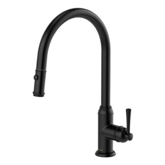 Phoenix Cromford Pull Out Sink Mixer - Matte Black