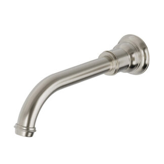 Phoenix Cromford Wall Basin / Bath Outlet 180mm Brushed Nickel
