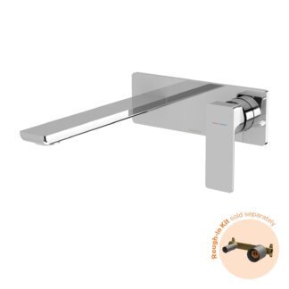 Phoenix Gloss MKII SwitchMix Wall Basin / Bath Mixer Set Chrome (Fit-Off Kit Only)