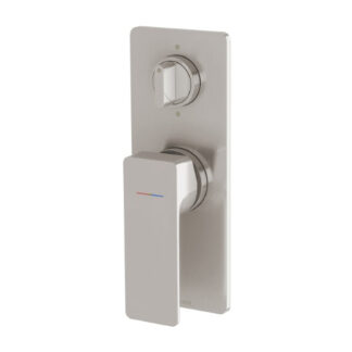 Phoenix Gloss MKII SwitchMix Shower / Bath Diverter Mixer Brushed Nickel - FULL KIT