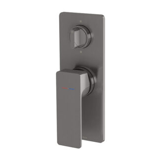 Phoenix Gloss MKII SwitchMix Shower / Bath Diverter Mixer Fit-Off Kit Brushed Carbon