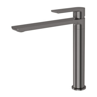 Phoenix Gloss MKII Sink Mixer Brushed Carbon