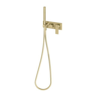 Phoenix Gloss MKII Wall Shower System Brushed Gold