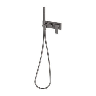 Phoenix Gloss MKII Wall Shower System Brushed Carbon