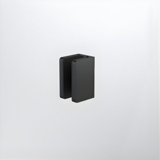 Caroma Shower Glass U Bracket Matte Black