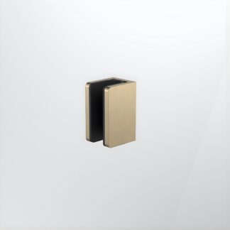Caroma Shower Glass U Bracket Brushed Brass