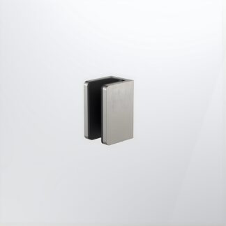 Caroma Shower Glass U Bracket Brushed Nickel