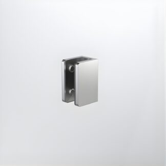 Caroma Shower Glass U Bracket Polished Stainless Steel