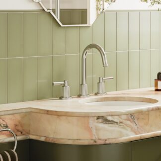 Phoenix Wiltern Basin Set - Brushed Nickel