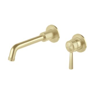 Phoenix Wiltern SwitchMix Wall Basin / Bath Mixer Set 190mm (Fit-Off Kit Only) - Brushed Gold