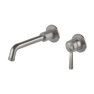 Phoenix Wiltern SwitchMix Wall Basin / Bath Mixer Set 190mm (Fit-Off Kit Only) - Brushed Carbon