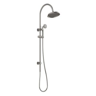 Phoenix Wiltern Twin Shower Brushed Carbon