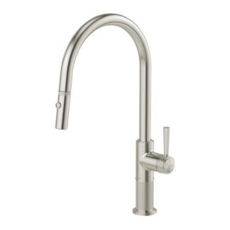 Phoenix Wiltern Pull Out Sink Mixer 230mm - Brushed Nickel