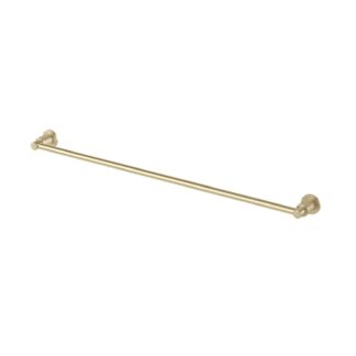 Phoenix Wiltern Single Towel Rail 800mm Brushed Gold