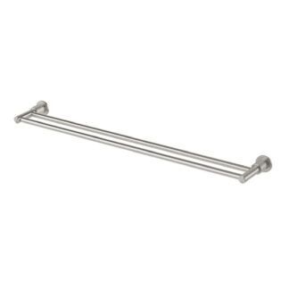 Phoenix Wiltern Double Towel Rail 800mm Brushed Nickel