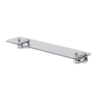 Phoenix Wiltern Glass Shelf 450mm Chrome