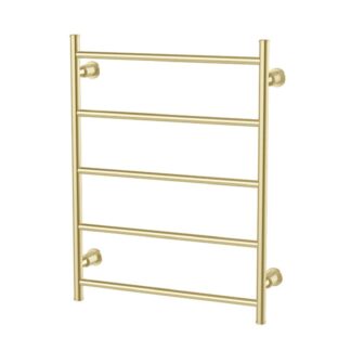 Phoenix Wiltern Heated Towel Ladder 550mm x 750mm Brushed Gold