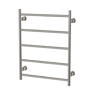 Phoenix Wiltern Heated Towel Ladder 550mm x 750mm Brushed Carbon