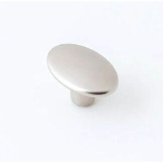 Castella Century 37mm Oval Knob Satin Nickel