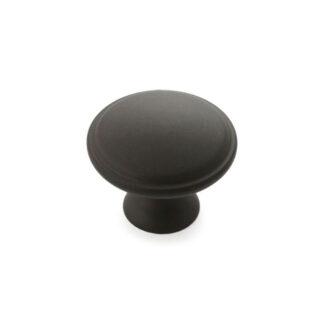 Castella Century 30mm Round Knob Matte Black