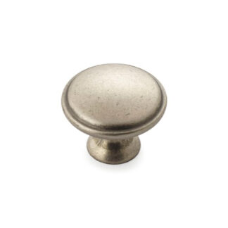 Castella Century 30mm Round Knob Pewter