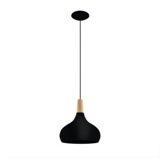 Eglo Sabinar ES 28cm Pendant Black