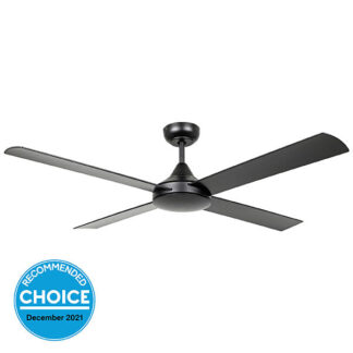 Eglo Stradbroke 52in 132cm DC Ceiling Fan - Black
