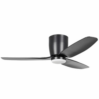 Eglo Seacliff 44in 112cm DC Ceiling Fan with 15W LED CCT Light - Black
