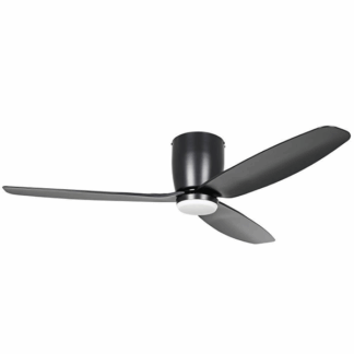 Eglo Seacliff 52in 132cm DC Ceiling Fan with 15W LED CCT Light - Black