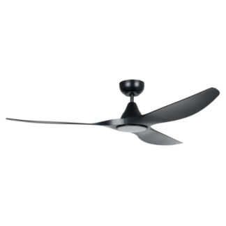 Eglo Surf 60 DC Ceiling Fan with LED Light Black