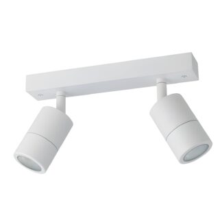 Eglo Fremantle 2 Light Adjustable Outdoor Ceiling Light White