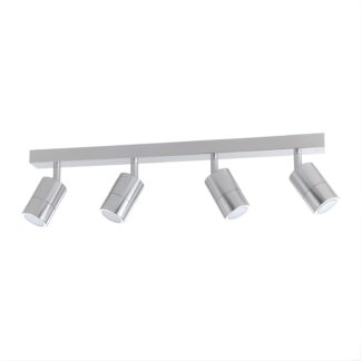 Eglo Fremantle 4 Light Adjustable Outdoor Ceiling Light Silver Titanium